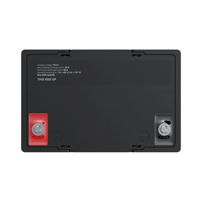 UPS baterija zaļa Cell LFPGC12V50AH litija dzelzs fosfāts 12V 50Ah 640Wh, 75A izlāde