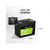 UPS baterija zaļa Cell LFPGC12V50AH litija dzelzs fosfāts 12V 50Ah 640Wh, 75A izlāde