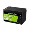 Uzlādējama rūpnieciskā baterija zaļa Cell LFPGC12V10AH 12,8 V 10 Ah LiFePO4, 155x100x100 mm, 2 kg