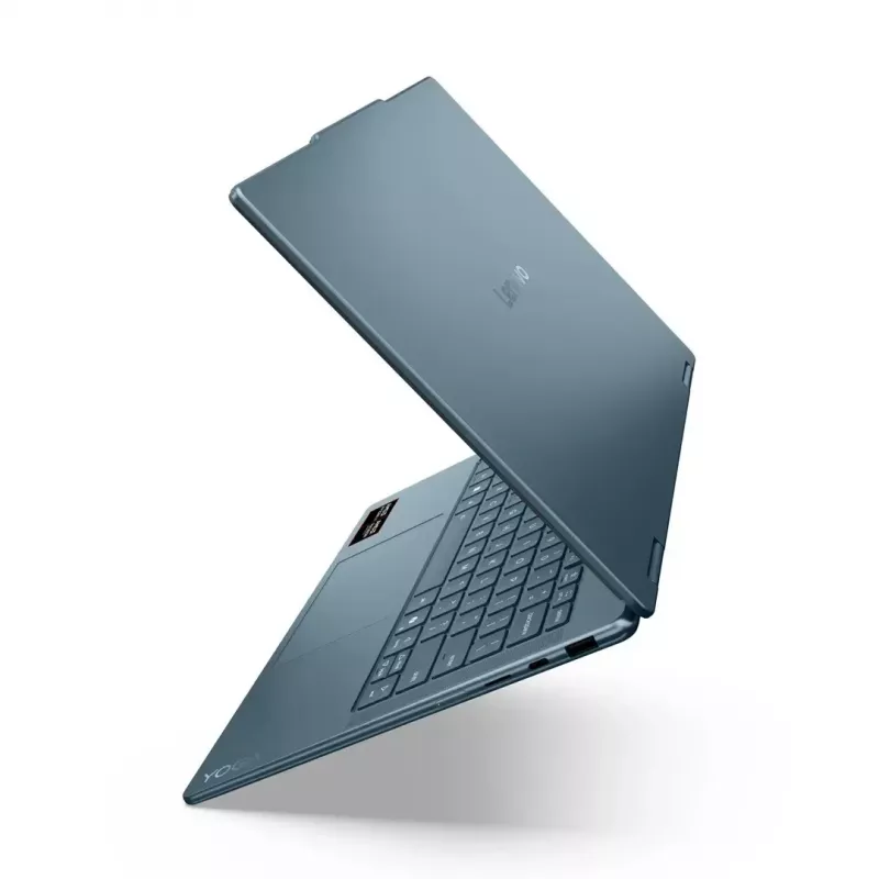 2-in-1 klēpjdators Lenovo Yoga 7 14 collu OLED skārienjūtīgs, Ryzen AI 5 340, 16 GB LPDDR5, 512 GB SSD, Radeon 840M, 70 Wh, Tidal Teal