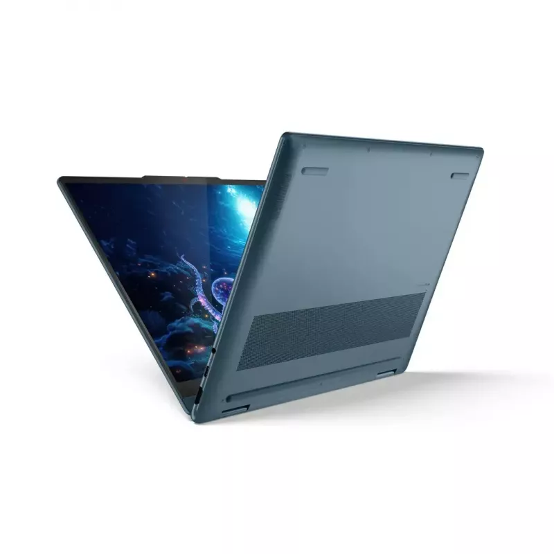 2-in-1 klēpjdators Lenovo Yoga 7 14 collu OLED skārienjūtīgs, Ryzen AI 5 340, 16 GB LPDDR5, 512 GB SSD, Radeon 840M, 70 Wh, Tidal Teal