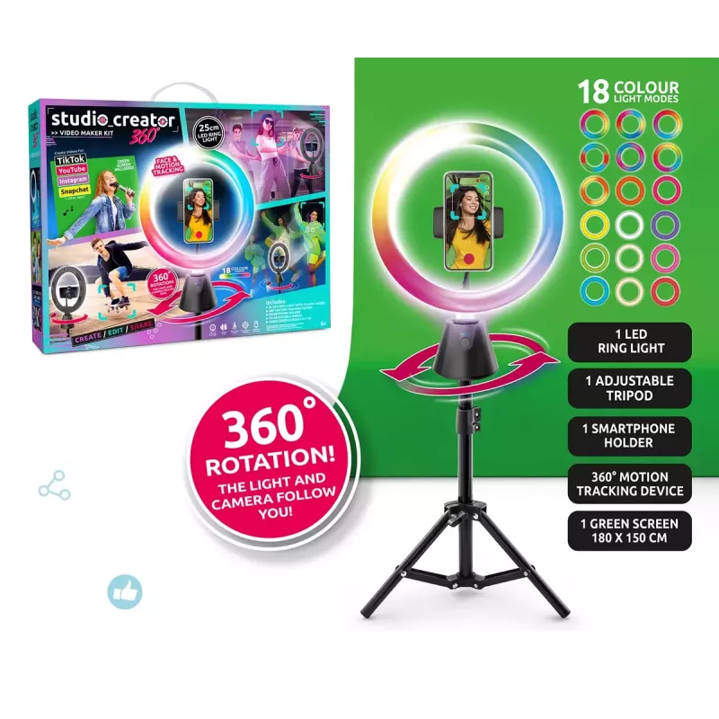 Rotating Studio Canal Toys INF028CL 360 grādi — Canal Toys rotējošais radošais komplekts bērniem