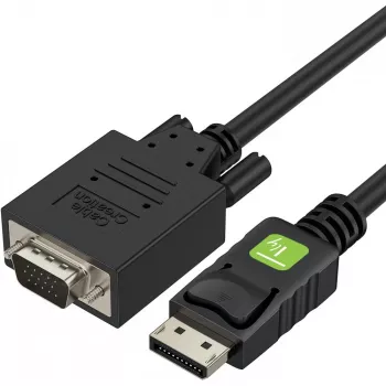 Techly Monitor DisplayPort uz VGA kabelis 1,8 m ICOC DSP-V-018