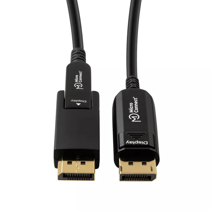 Microconnect DP-MMG-1500MBV1.4OP DisplayPort kabelis 15 m Melns