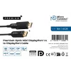 Microconnect DP-MMG-1500MBV1.4OP DisplayPort kabelis 15 m Melns