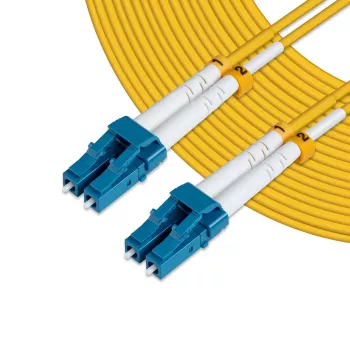 Optiskās šķiedras komutācijas kabelis - LC/UPC-LC/UPC 25m OS2 SM