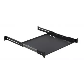 Plaukta plaukts Lanview LVR1U-SLIDE-600MM-BL — 1U bīdāms 600 mm melns