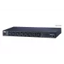 ATEN 1U 10A 8 ligzdu komutējamu banku mērītais PDU + bezmaksas Eco PDU pārvaldnieka programmatūra