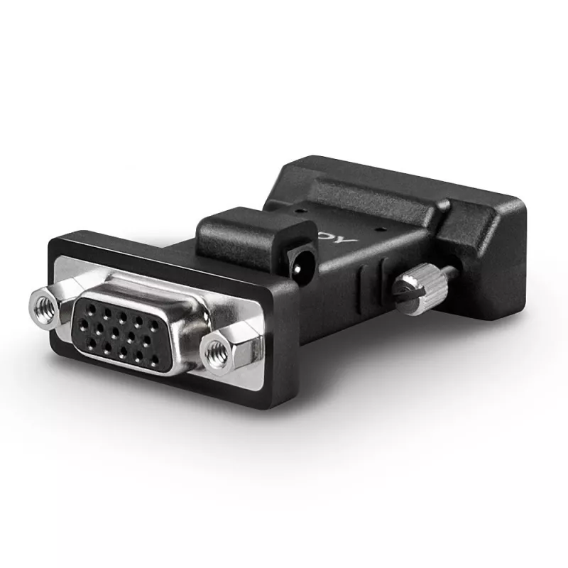 Lindy VGA EDID emulators, melns, 3840 x 2160 pikseļi, metāls, līdzstrāva, 5 V, 48 mm