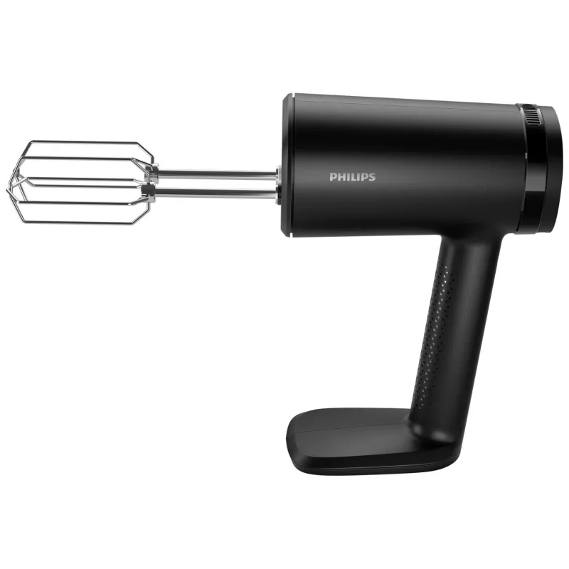Rokas mikseris Philips HR3781/20 — 500 W, 5 ātrumi, turbo, melns, ietver putojamos putotājus, mīklas āķus, smalcinātāju, mērglāzi