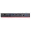 Lenovo 40AN0135DK klēpjdatora dokstacija/portu replikators, vadu, Thunderbolt 3, melns