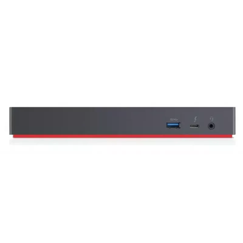 Lenovo 40AN0135DK klēpjdatora dokstacija/portu replikators, vadu, Thunderbolt 3, melns