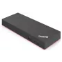 Lenovo 40AN0135SA klēpjdatora dokstacija/portu replikators ar vadiem Thunderbolt 3 Melns
