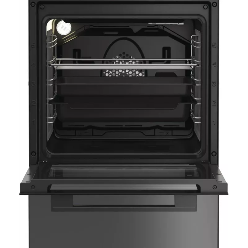 Whirlpool W5V8LCSA Brīvi stāvoša plīts Elektriskā Keramiskā plīts virsma Antracīta