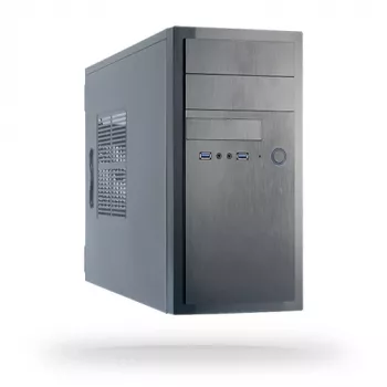 Chieftec HT-01B-350GPB datora korpuss Midi Tornis Melns 350 W