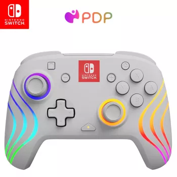 Afterglow Wave balta USB Gamepad Analogue / Digital Nintendo Switch, Nintendo Switch Lite, Nintendo Switch OLED