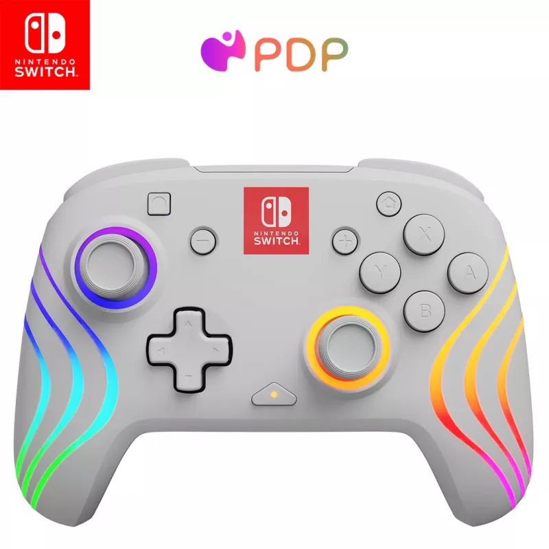 Afterglow Wave balta USB Gamepad Analogue / Digital Nintendo Switch, Nintendo Switch Lite, Nintendo Switch OLED
