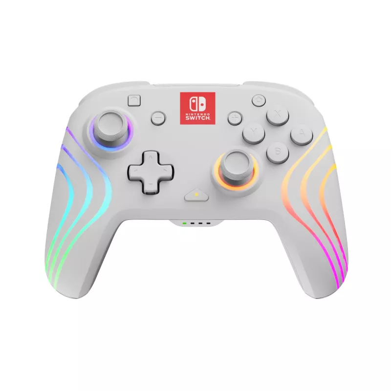 Afterglow Wave balta USB Gamepad Analogue / Digital Nintendo Switch, Nintendo Switch Lite, Nintendo Switch OLED
