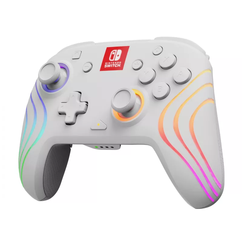 Afterglow Wave balta USB Gamepad Analogue / Digital Nintendo Switch, Nintendo Switch Lite, Nintendo Switch OLED