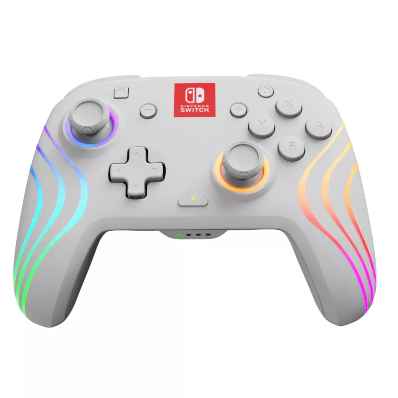 Afterglow Wave balta USB Gamepad Analogue / Digital Nintendo Switch, Nintendo Switch Lite, Nintendo Switch OLED