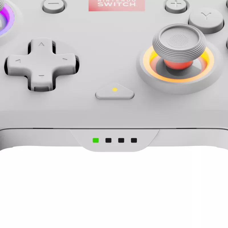 Afterglow Wave balta USB Gamepad Analogue / Digital Nintendo Switch, Nintendo Switch Lite, Nintendo Switch OLED