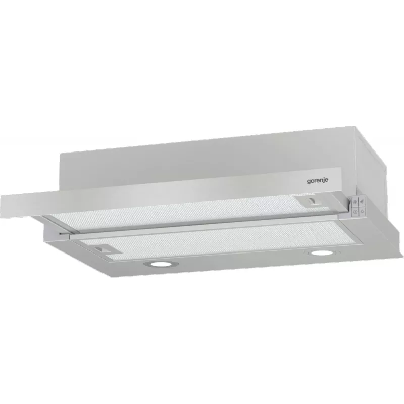 Gorenje TH62E4X Daļēji iebūvējams (izvelkams) Tērauds 450 m³/h
