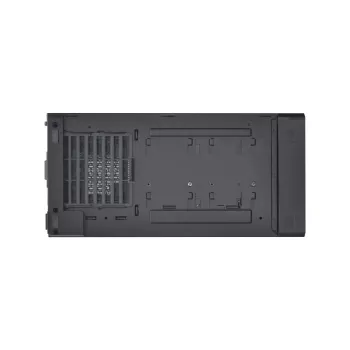PC korpuss Lian Li Lancool 217 INF Midi Tower — Melns, EATX/ATX/Micro‑ATX/Mini‑ITX atbalsts, 2x120 mm priekšā, 1x140 mm aizmugurē, 1×3,5 collu + 8×2,5 collu, rūdīts stikls