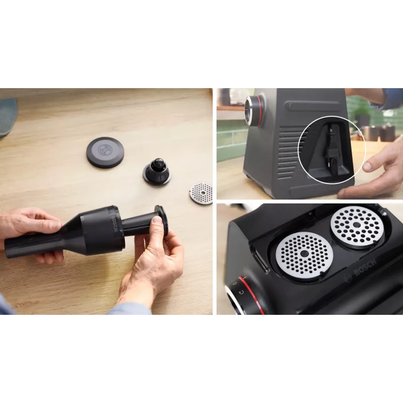 Bosch Serie 6 maltuve 2100 W melna, sudrabota