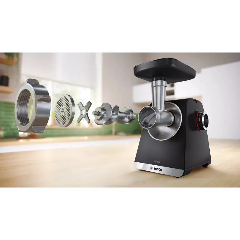 Bosch Serie 6 maltuve 2100 W melna, sudrabota