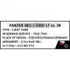 Cobi Blocks Panzer 38 VZ.38 690 elementi – konstruktors