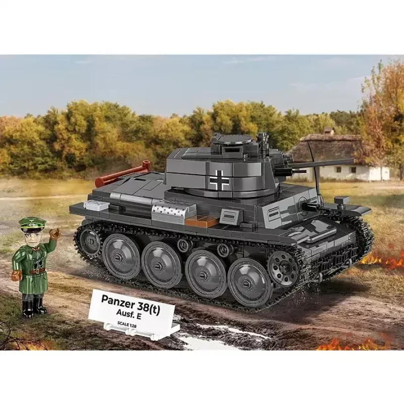 Cobi Blocks Panzer 38 VZ.38 690 elementi – konstruktors