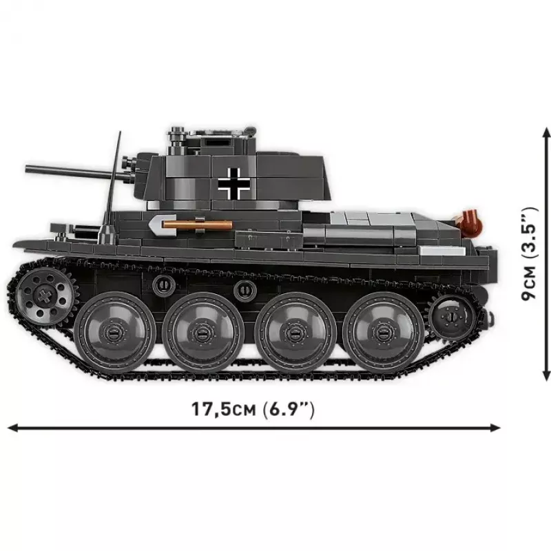 Cobi Blocks Panzer 38 VZ.38 690 elementi – konstruktors