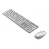 ASUS W5000 bezvadu tastatūras un peles komplekts, tastatūra, pele iekļauta, RF Wireless, balta