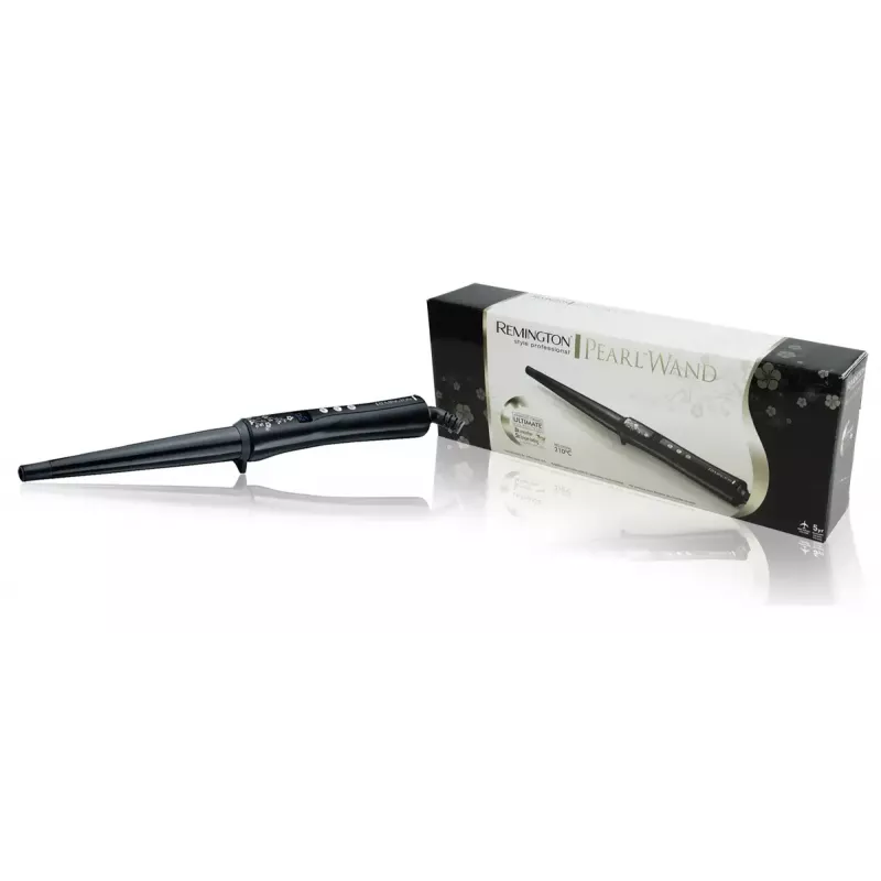 Lokšķēres Remington REM-CI95 — keramiska karsēšana, maks. 210 °C, LCD, 3 m vads, melna