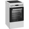 Whirlpool W5V5LCW brīvi stāvoša plīts Elektriskā Keramiskā plīts virsma Melna, Balta