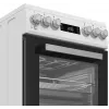 Whirlpool W5V5LCW brīvi stāvoša plīts Elektriskā Keramiskā plīts virsma Melna, Balta