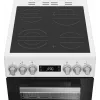 Whirlpool W5V5LCW brīvi stāvoša plīts Elektriskā Keramiskā plīts virsma Melna, Balta
