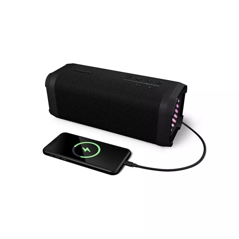 Mono portatīvais skaļrunis Philips TAS5000EB, 35 W RMS, 2 joslu, Bluetooth, 30 m diapazons, melns