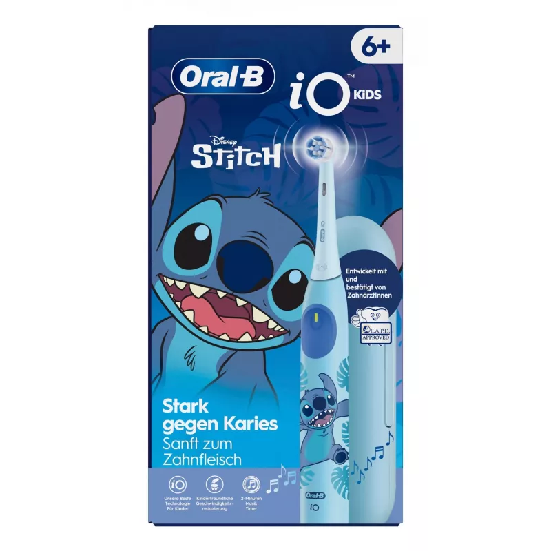 Oral-B iO Kids Stitch bērnu rotējošā zobu birste zila