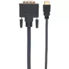 Techly Video kabelis HDMI to DVI-D M / M 3m ICOC HDMI-D-030, 3 m, HDMI, DVI-D, Male, Male, Gold
