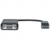 Manhattan DisplayPort–VGA HD15 pārveidotāja kabelis, 15 cm, vīrišķais–sievišķajam, aktīvs, DP ar fiksatoru, melns, mūža garantija, līdzvērtīgs DP2VGA2.