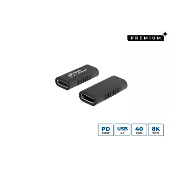 Microconnect USB3.2CFFA savienotāju adapteris USB C Melns