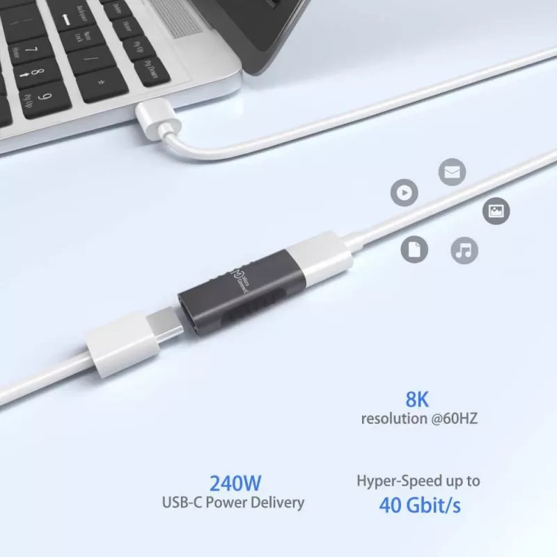 Microconnect USB3.2CFFA savienotāju adapteris USB C Melns