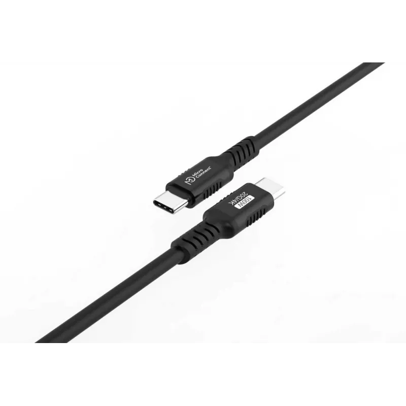 USB kabelis MicroConnect MC-USB4-CC20LQ-2 — USB Type-C uz USB Type-C, 2 m