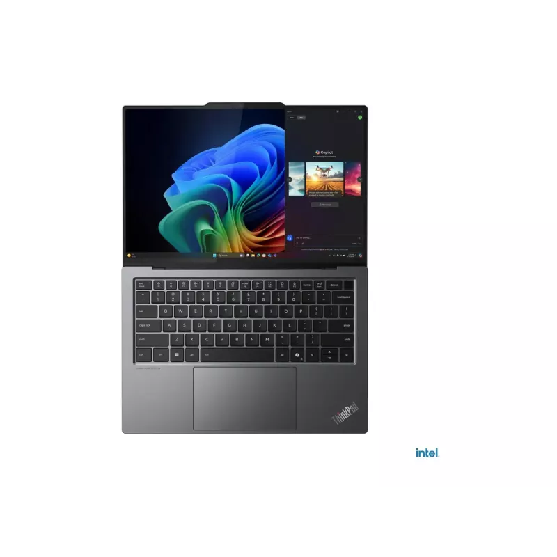 Laptop Lenovo ThinkPad X9-14 Gen 1 — 14 collu WUXGA, 16GB RAM, 512GB SSD, Intel Arc integrēta grafika, Windows 11 Pro, pirkstu nospiedumu lasītājs, angļu tastatūra, pelēks