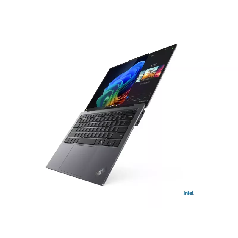 Laptop Lenovo ThinkPad X9-14 Gen 1 — 14 collu WUXGA, 16GB RAM, 512GB SSD, Intel Arc integrēta grafika, Windows 11 Pro, pirkstu nospiedumu lasītājs, angļu tastatūra, pelēks