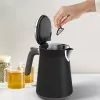 Elektriskā tējkanna Tefal KI6668E0 — 1,7 L, 2400 W, nerūsējošā tērauda korpuss, melna