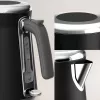 Elektriskā tējkanna Tefal KI6668E0 — 1,7 L, 2400 W, nerūsējošā tērauda korpuss, melna