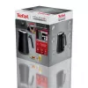 Elektriskā tējkanna Tefal KI6668E0 — 1,7 L, 2400 W, nerūsējošā tērauda korpuss, melna