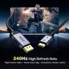 DisplayPort kabelis Unitek C1626GY01-3M 3 m, DisplayPort 2.1 vīr.–vīr., 80 Gbit/s, HDR, HDCP 2.2, zeltīti kontakti